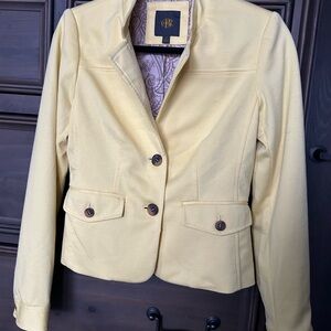 CBR Light Yellow Women's Blazer